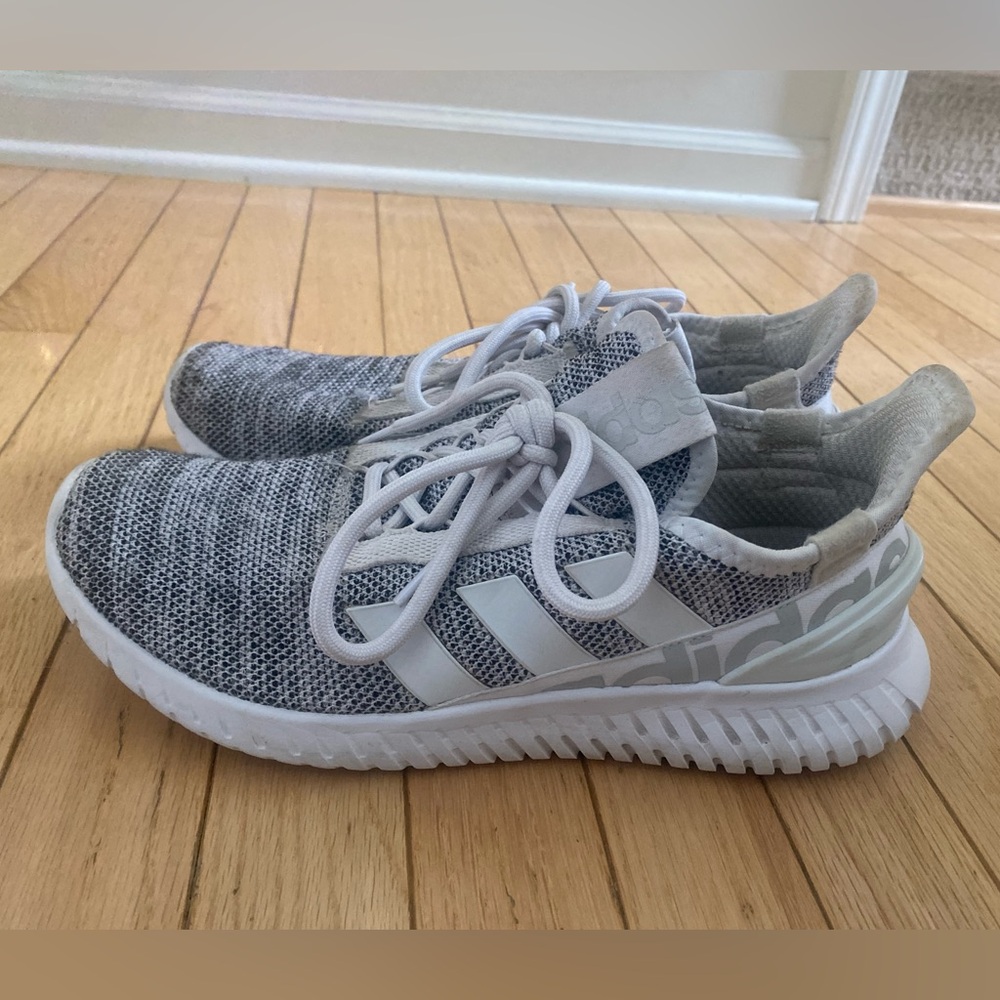 Adidas Kids Black and White Sneakers